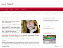 Tablet Screenshot of angelahaggerty.com